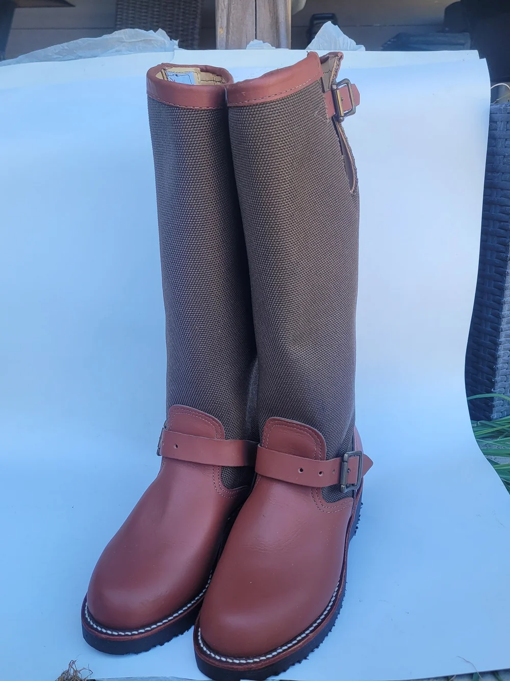 Chippewa L23913 Womens 6.5M Tall Leather Cordura Riding 15